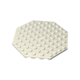 GDS-840 - Plate Special 10 x 10 Octagonal with Hole