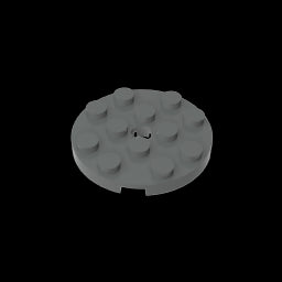 GDS-841 - Plate Round 4 x 4 with Pin Hole