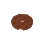GDS-841 - Plate Round 4 x 4 with Pin Hole