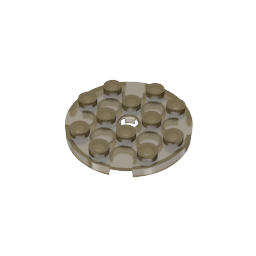 GDS-841 - Plate Round 4 x 4 with Pin Hole