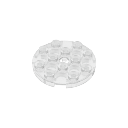 GDS-841 - Plate Round 4 x 4 with Pin Hole