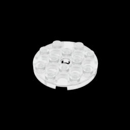 GDS-841 - Plate Round 4 x 4 with Pin Hole