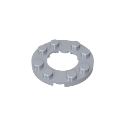 GDS-842 - Plate Round 4 x 4 with 2 x 2 Hole