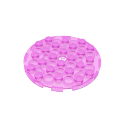 GDS-843 - Plate Round 6 x 6 with Hole
