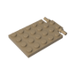 GDS-844 - Plate Special 4 x 6 with Trap Door Hinge [Long Pins]