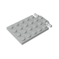 GDS-844 - Plate Special 4 x 6 with Trap Door Hinge [Long Pins]