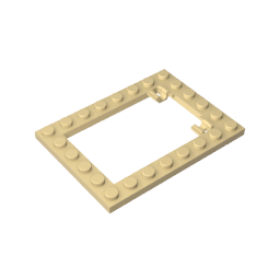 GDS-845 - Plate Special 6 x 8 Trap Door Frame Horizontal [Long Pin Holders]