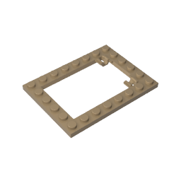 GDS-845 - Plate Special 6 x 8 Trap Door Frame Horizontal [Long Pin Holders]