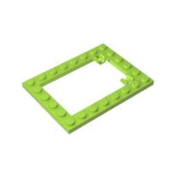 GDS-845 - Plate Special 6 x 8 Trap Door Frame Horizontal [Long Pin Holders]