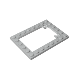 GDS-845 - Plate Special 6 x 8 Trap Door Frame Horizontal [Long Pin Holders]