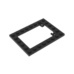 GDS-845 - Plate Special 6 x 8 Trap Door Frame Horizontal [Long Pin Holders]