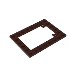 GDS-845 - Plate Special 6 x 8 Trap Door Frame Horizontal [Long Pin Holders]