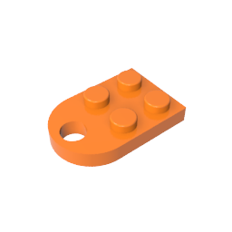 GDS-846 - Plate Special 3 x 2 with Hole