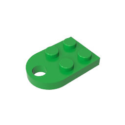 GDS-846 - Plate Special 3 x 2 with Hole