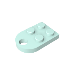GDS-846 - Plate Special 3 x 2 with Hole
