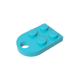 GDS-846 - Plate Special 3 x 2 with Hole