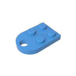 GDS-846 - Plate Special 3 x 2 with Hole