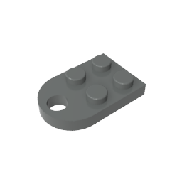 GDS-846 - Plate Special 3 x 2 with Hole