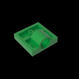 GDS-848 - Plate Special 2 x 2 with 1 Pin Hole [Complete Underside Rib]