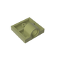 GDS-848 - Plate Special 2 x 2 with 1 Pin Hole [Complete Underside Rib]