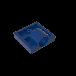 GDS-848 - Plate Special 2 x 2 with 1 Pin Hole [Complete Underside Rib]