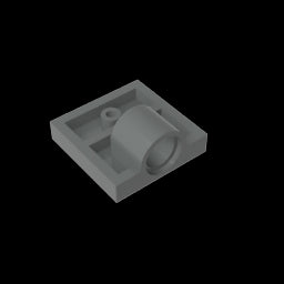 GDS-848 - Plate Special 2 x 2 with 1 Pin Hole [Complete Underside Rib]