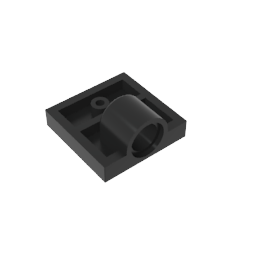 GDS-848 - Plate Special 2 x 2 with 1 Pin Hole [Complete Underside Rib]