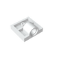 GDS-848 - Plate Special 2 x 2 with 1 Pin Hole [Complete Underside Rib]