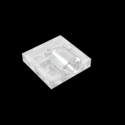 GDS-848 - Plate Special 2 x 2 with 1 Pin Hole [Complete Underside Rib]