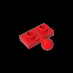 GDS-849 - Plate Special 1 x 2 with 5.9mm Centre Side Towball