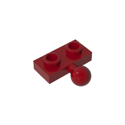 GDS-849 - Plate Special 1 x 2 with 5.9mm Centre Side Towball