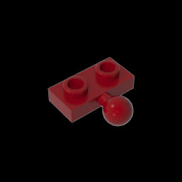 GDS-849 - Plate Special 1 x 2 with 5.9mm Centre Side Towball