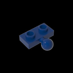 GDS-849 - Plate Special 1 x 2 with 5.9mm Centre Side Towball