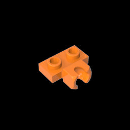GDS-850 - Plate Special 1 x 2 5.9mm Centre Side Cup