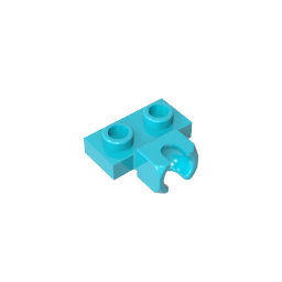 GDS-850 - Plate Special 1 x 2 5.9mm Centre Side Cup