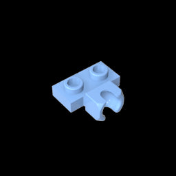 GDS-850 - Plate Special 1 x 2 5.9mm Centre Side Cup
