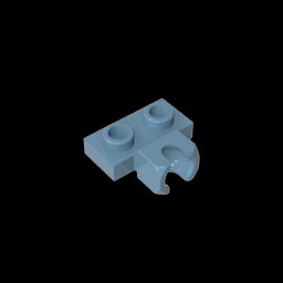 GDS-850 - Plate Special 1 x 2 5.9mm Centre Side Cup