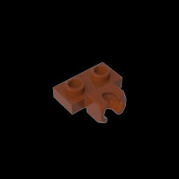 GDS-850 - Plate Special 1 x 2 5.9mm Centre Side Cup