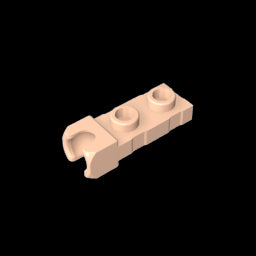 GDS-851 - Plate Special 1 x 2 5.9mm End Cup