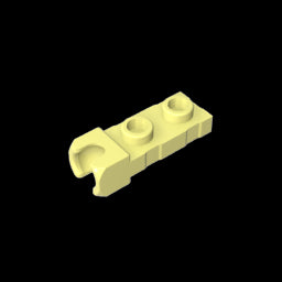 GDS-851 - Plate Special 1 x 2 5.9mm End Cup