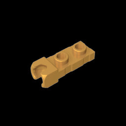GDS-851 - Plate Special 1 x 2 5.9mm End Cup