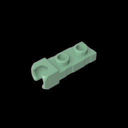 GDS-851 - Plate Special 1 x 2 5.9mm End Cup