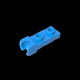GDS-851 - Plate Special 1 x 2 5.9mm End Cup