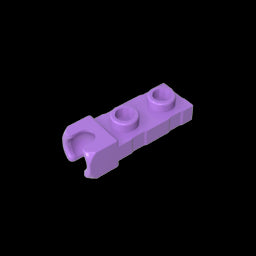 GDS-851 - Plate Special 1 x 2 5.9mm End Cup