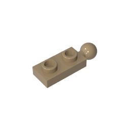 GDS-852 - Plate Special 1 x 2 with End Towball