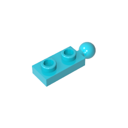 GDS-852 - Plate Special 1 x 2 with End Towball