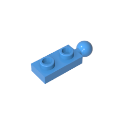 GDS-852 - Plate Special 1 x 2 with End Towball