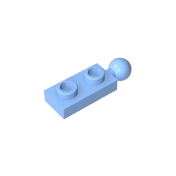 GDS-852 - Plate Special 1 x 2 with End Towball