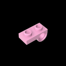 GDS-854 - Plate Special 1 x 2 with Pin Hole