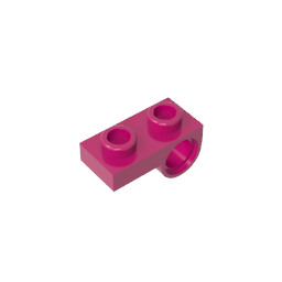 GDS-854 - Plate Special 1 x 2 with Pin Hole
